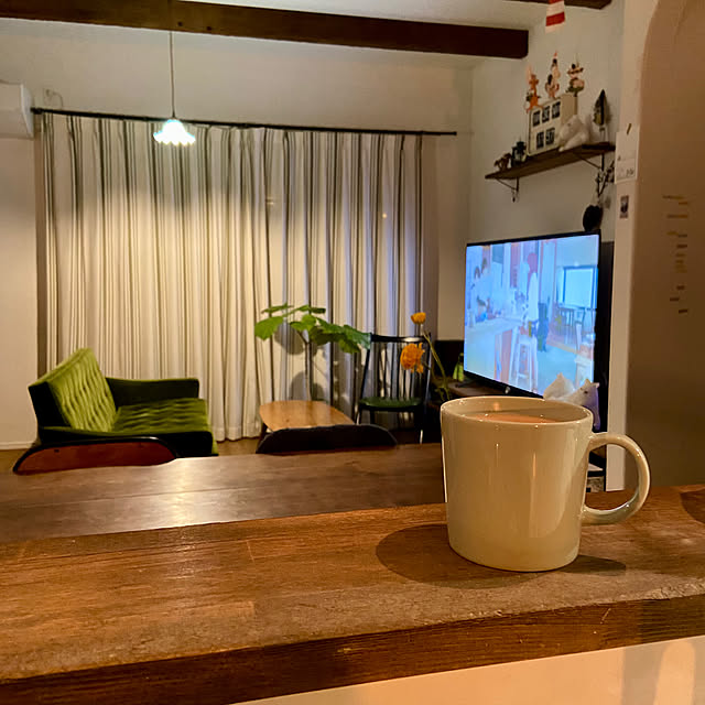 部屋全体/ペンダントライト/カリモク60/くつろぎ空間/レトロ...などのインテリア実例 - 2025-03-30 23:59:25