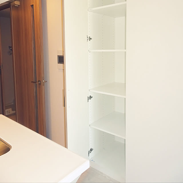 棚/新築記録用/ナチュラルインテリアを目指して♡/新築マンション/マンション暮らし...などのインテリア実例 - 2018-05-11 23:51:25