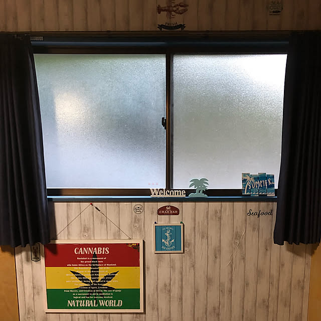 壁/天井/100均/DIY/ダイソーのインテリア実例 - 2019-07-25 10:04:18