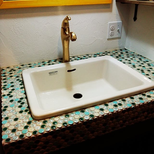 洗面台/漆喰壁/バス/トイレ/style house OBのインテリア実例 - 2015-06-02 23:25:26