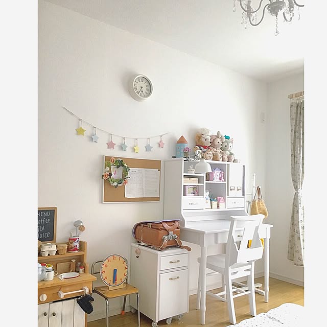 机/子ども部屋/IKEA/momo naturalのインテリア実例 - 2016-07-09 19:11:12