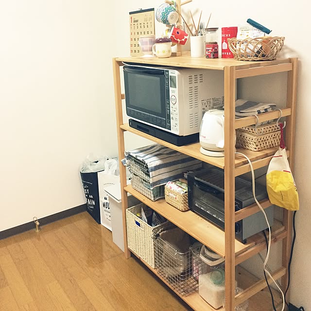 棚/無印良品/IKEA/ニトリ/一人暮らしのインテリア実例 - 2017-01-12 18:15:52