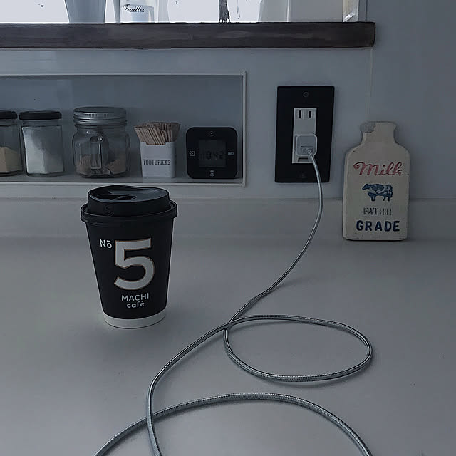 キッチン/山善温調ケトルモニター応募/アンティーク/セリア/zerocube...などのインテリア実例 - 2018-12-07 14:08:00