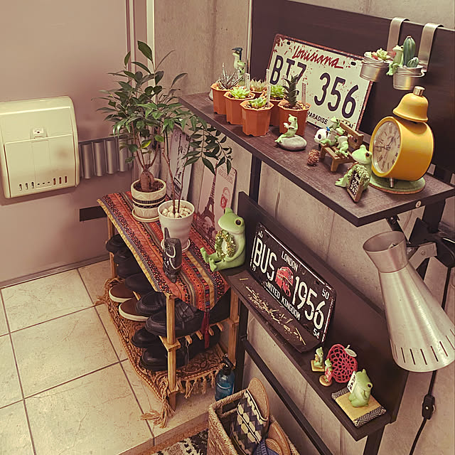 観葉植物/一人暮らし/多肉植物/玄関/入り口のインテリア実例 - 2021-07-20 00:43:50