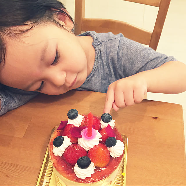 my daughter♡/Happy Birthday♡/cake♥︎/キッチンのインテリア実例 - 2019-05-30 01:16:59