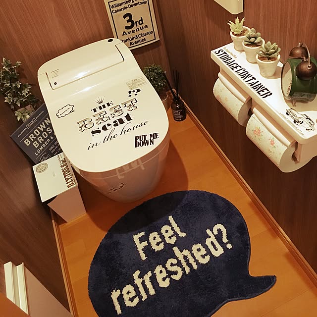 バス/トイレ/トイレ/セリア/100均/フランフラン...などのインテリア実例 - 2016-03-13 20:09:35