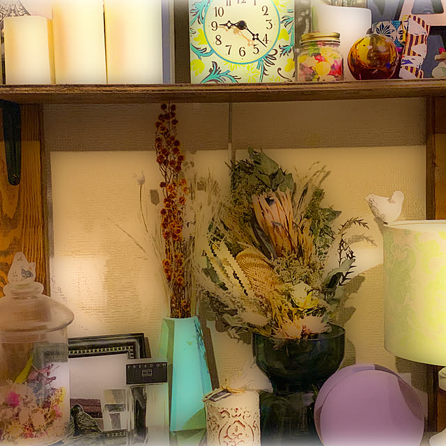 DIY/ハンドメイド/ドライフラワー/棚のインテリア実例 - 2020-10-15 21:40:16