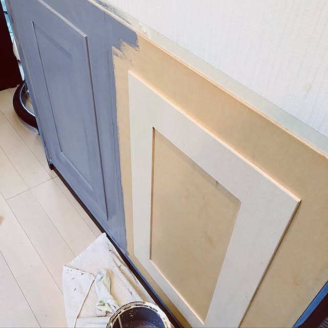 モノトーン/ホワイト/グレー/DIY/リフォーム...などのインテリア実例 - 2019-04-28 15:17:07