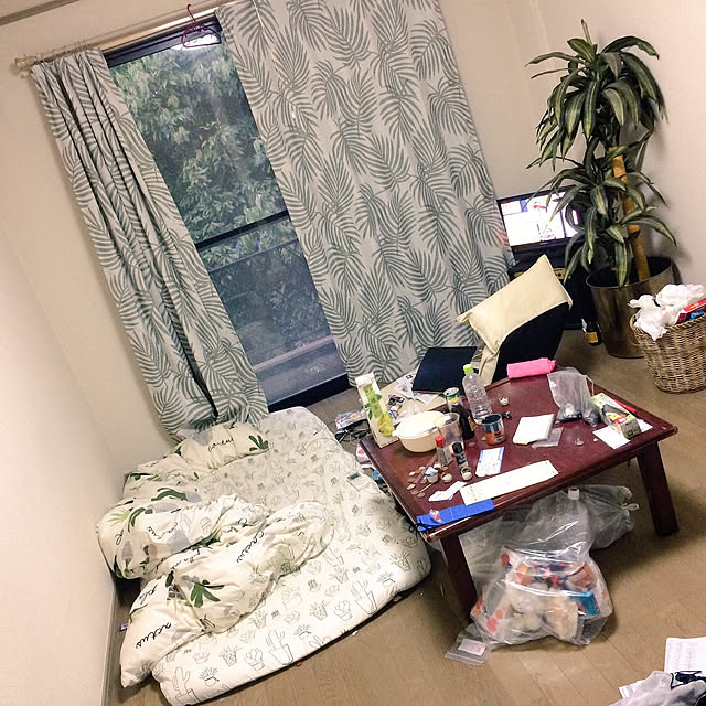 部屋全体/ゴミ/一人暮らし/男前/フェイクグリーン...などのインテリア実例 - 2017-11-02 00:09:14
