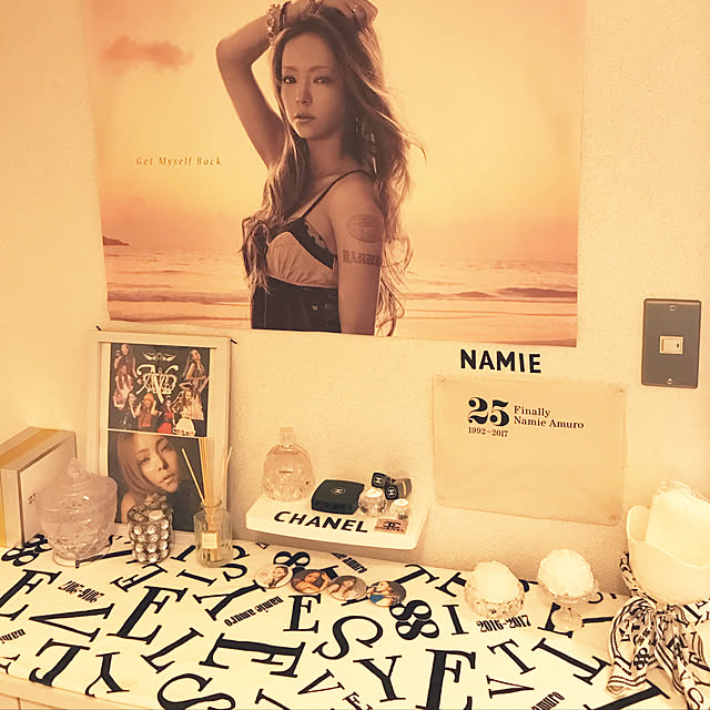 安室奈美恵ちゃん 安室奈美恵 グッズのインテリア実例 安室奈美恵ちゃん 安室奈美恵 グッズのインテリア実例