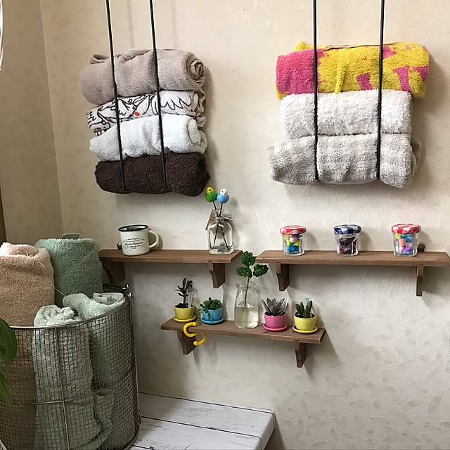 バス/トイレ/セリア/観葉植物のインテリア実例 - 2017-02-08 18:07:20