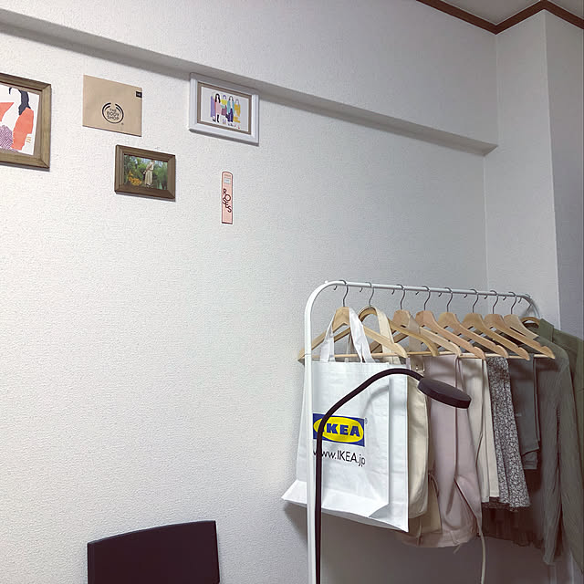 一人暮らし/狭い/6畳1K/IKEA/北欧...などのインテリア実例 - 2020-09-10 00:41:17