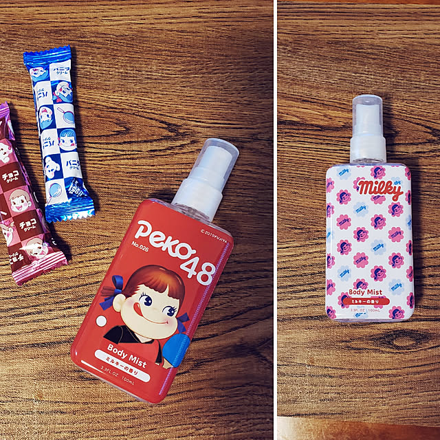 パケ買い/机/peko48まさかのダジャレかよッ！/ミルキーの香り/ボディーミストだよのインテリア実例 - 2020-07-10 15:43:31