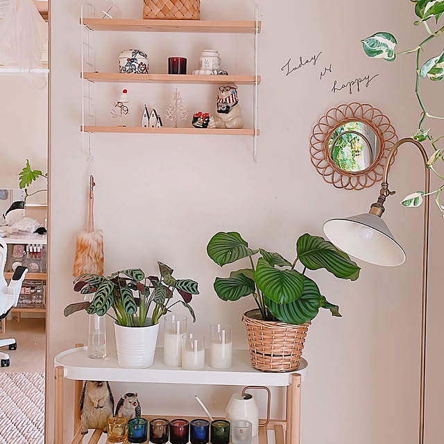 壁/天井/ラタンミラーのある暮らし/ラタンミラー/壁掛けミラー/ホワイトインテリア...などのインテリア実例 - 2025-11-24 10:29:30