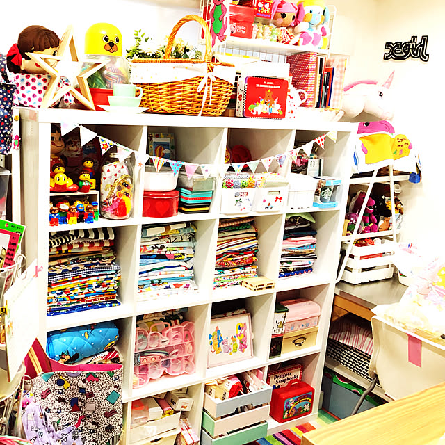 模様替え/ミシン部屋/Sewing room/棚のインテリア実例 - 2019-05-01 19:48:48