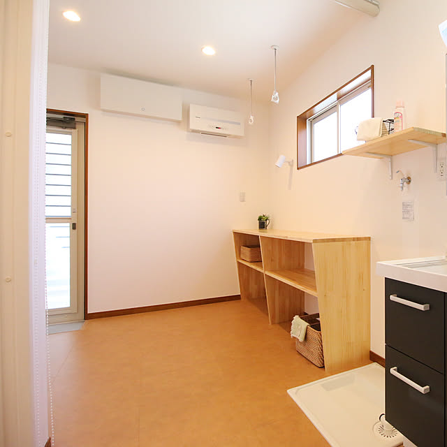 ランドリールーム/LIXIL/しっくい壁/注文住宅 工務店/ナチュラル...などのインテリア実例 - 2021-01-11 00:13:37