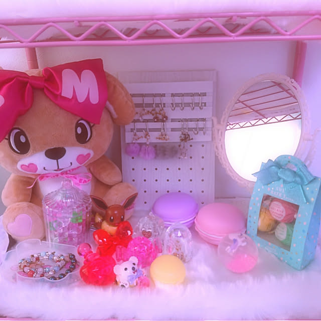 棚/子供部屋/ぬいぐるみ/ゆめかわのインテリア実例 - 2020-01-01 16:07:35