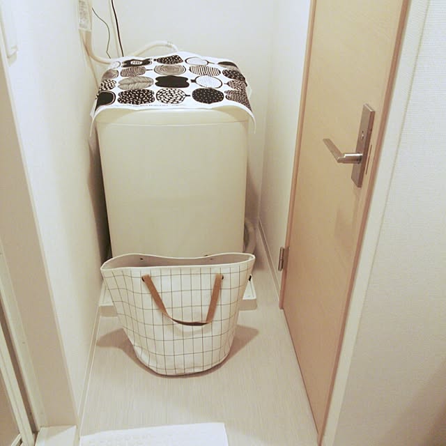 バス/トイレ/ferm LIVING/marimekkoティータオル/洗濯機回り/賃貸...などのインテリア実例 - 2015-03-24 21:07:35