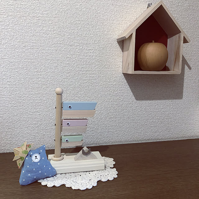 イベントに参加します/お家の中は桜の木で出来たりんご/こいのぼりは作家さんの作品/パステルカラーのこいのぼり/mangoちゃんのクマダさん...などのインテリア実例 - 2021-04-14 10:07:58