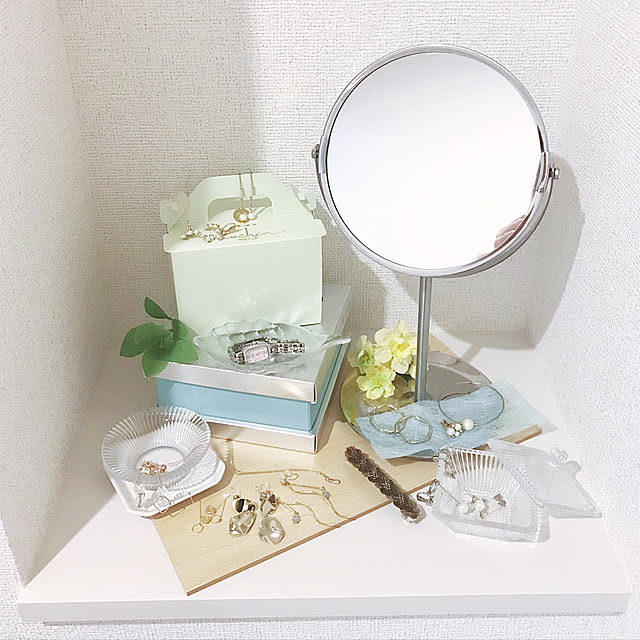 アクセサリー/100均/フェイクグリーン/棚のインテリア実例 - 2019-08-29 15:41:54