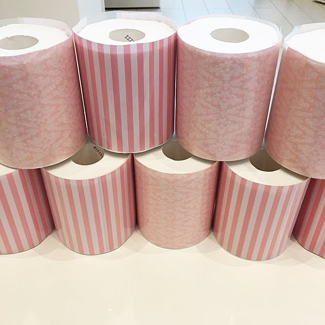 バス/トイレ/トイレットペーパー/10分でできる/100均/一人暮らし...などのインテリア実例 - 2017-04-01 16:59:36