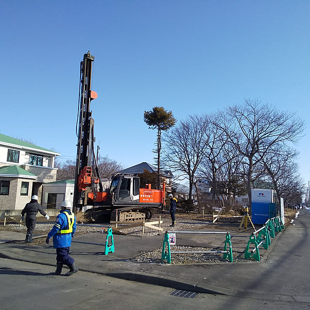 工事現場/建て替え/新築工事記録/工事の進捗記録/南西の角地...などのインテリア実例 - 2020-03-01 10:12:54