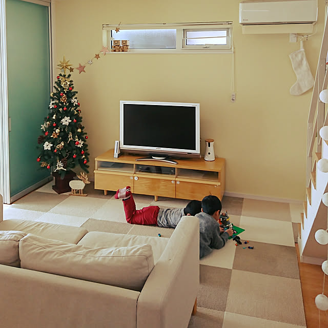 リビング/クリスマス/子供と暮らす/クリスマスツリー/IKEA...などのインテリア実例 - 2017-11-14 19:21:02
