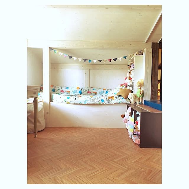部屋全体/ヘリンボーンCF/ヘリンボーン/ヘリンボーンの床/狭小住宅...などのインテリア実例 - 2016-08-26 10:30:37