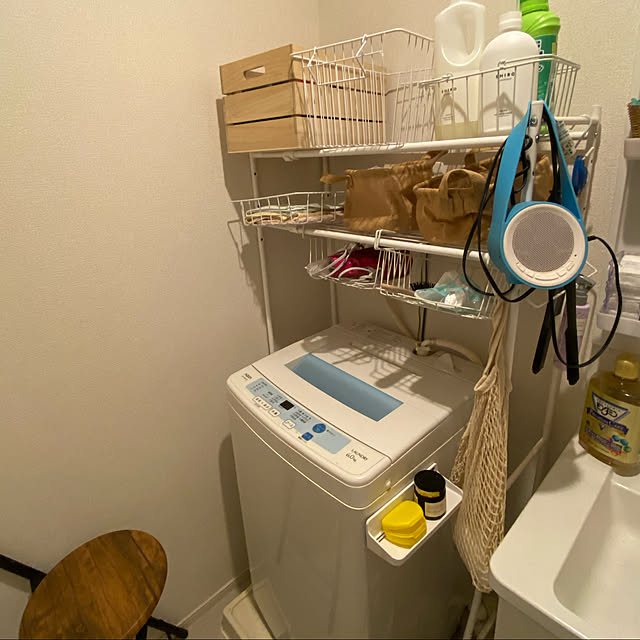 バスルーム/見せない収納/ニトリ 収納/脱衣所収納棚/脱衣所...などのインテリア実例 - 2020-05-10 00:43:31