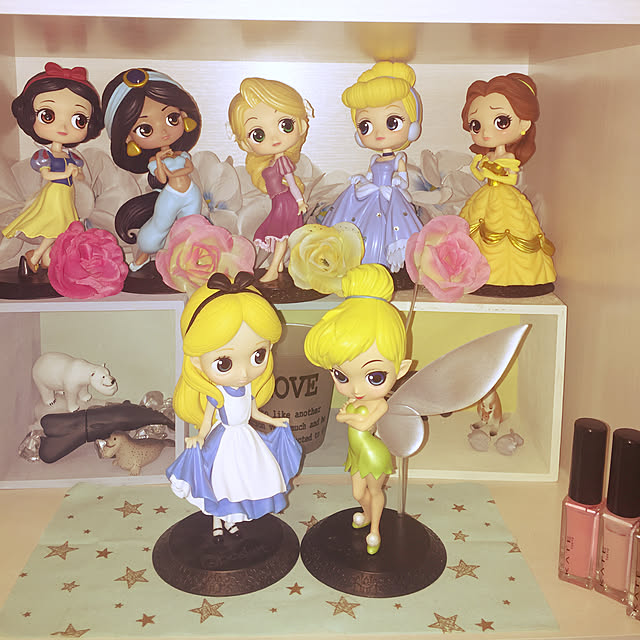 Qposket ディズニー プリンセス 人形 フィギュア (フィギュア Qposket ディズニー プリンセス 人形 フィギュア (フィギュア