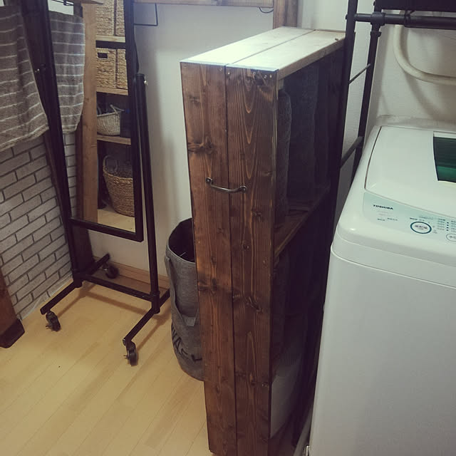 バス/トイレ/隙間収納/イベント参加/バスタオル収納/廃材リメイクのインテリア実例 - 2020-04-11 11:29:54