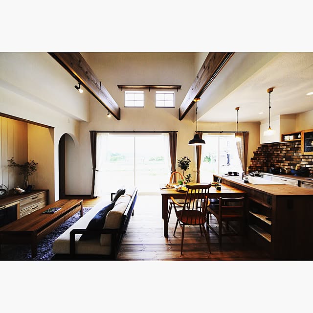 部屋全体/カフェ風/珪藻土/塗り壁/ゼストデザインハウス...などのインテリア実例 - 2016-12-09 20:52:43
