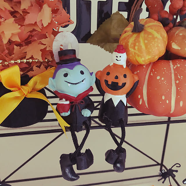 ダイソー/100均/ハロウィン/玄関/入り口のインテリア実例 - 2020-09-27 19:09:42