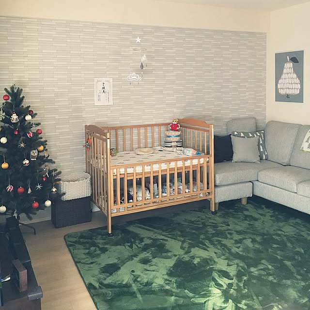 部屋全体/クリスマスディスプレイ/ポスターのある部屋/北欧/エコカラット...などのインテリア実例 - 2017-04-11 20:26:37