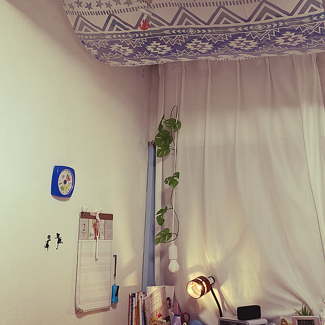 観葉植物/照明/ベッド周りのインテリア実例 - 2021-02-08 21:11:54
