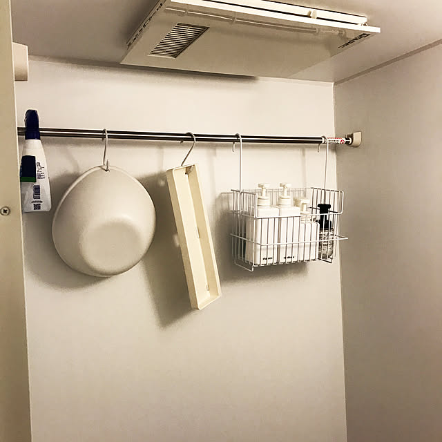 一人暮らし/バス/トイレ/ハンギングバスケット/無印良品のインテリア実例 - 2021-03-15 18:24:49