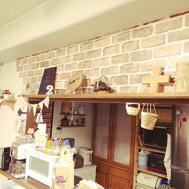 部屋全体/フォロー&いいね押し逃げすみません。/ナチュラル/100均/セリア...などのインテリア実例 - 2016-04-30 08:36:36
