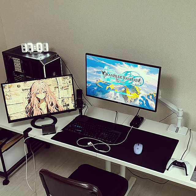 机/一人暮らし/ゲーム部屋のインテリア実例 - 2024-04-27 11:27:49
