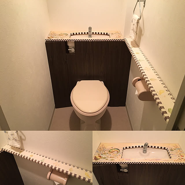 トイレ/DIY/トールペイント/バス/トイレのインテリア実例 - 2019-07-08 05:58:37