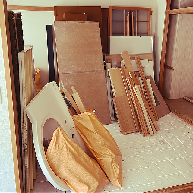 リフォーム/リフォーム中/部屋全体/築25年/マンションのインテリア実例 - 2022-04-01 20:47:10