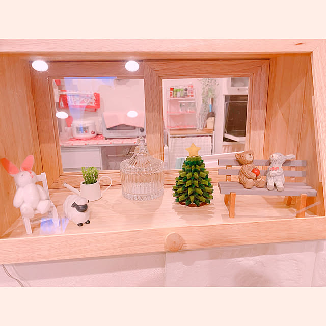 狭いアパート/クリスマス/ダイソー/クリスマス雑貨/クリスマスイルミネーション...などのインテリア実例 - 2020-12-11 17:55:56