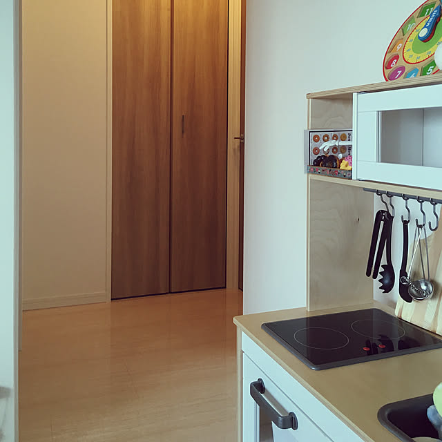 棚/山善クリーナースタンドモニター応募/IKEA/イケア ままごと/5人家族...などのインテリア実例 - 2017-08-02 16:30:34
