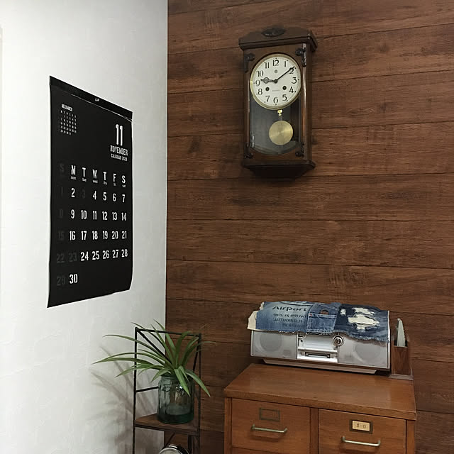 掛け時計/古道具好き/建売を自分好みに♡/建売り一戸建て/古道具のある暮らし...などのインテリア実例 - 2020-11-28 21:19:00