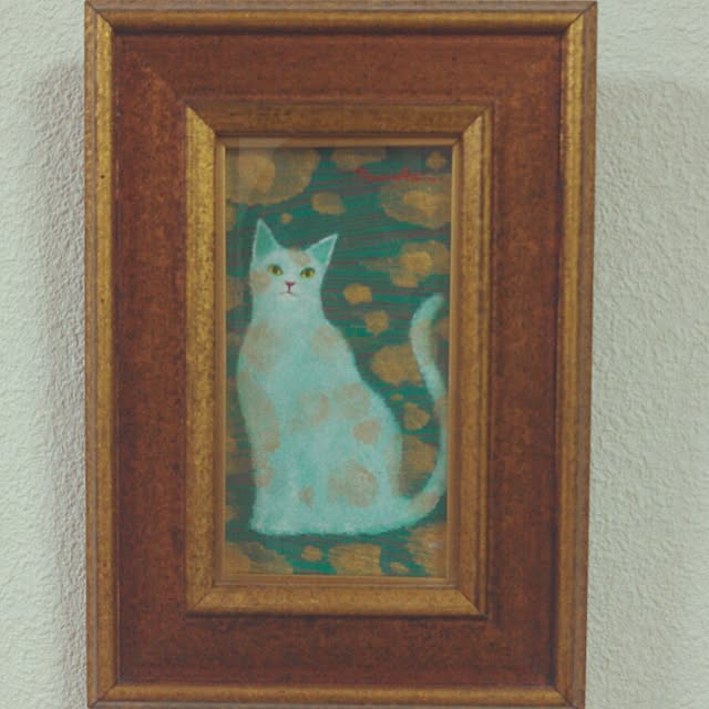壁/天井/画像が荒い/油絵/猫ちゃん(ΦωΦ)/お気に入りのインテリア実例 - 2016-06-29 13:13:04