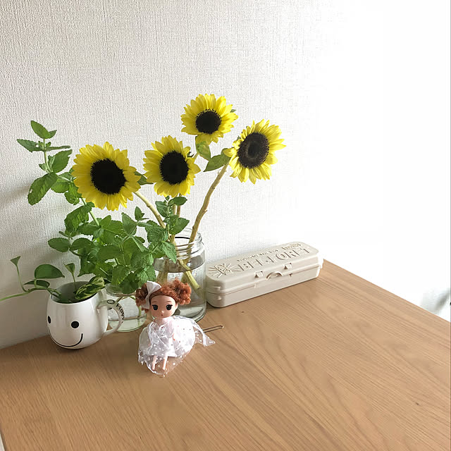 リビング/セリア/ニトリ/無印良品/観葉植物のインテリア実例 - 2018-07-17 22:41:21