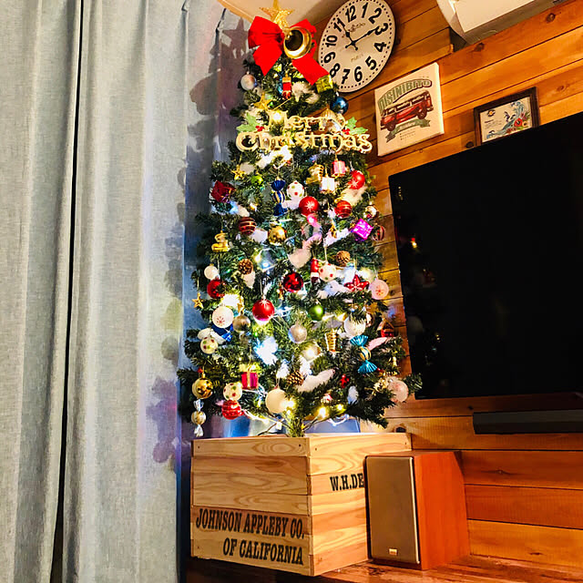 リビング/北欧風/クリスマスツリー/リビング/クリスマス...などのインテリア実例 - 2018-12-14 01:31:01