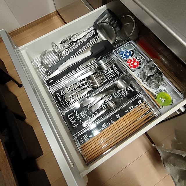 キッチン/引き出し収納/無印良品/100均/セリア...などのインテリア実例 - 2025-04-15 00:00:42