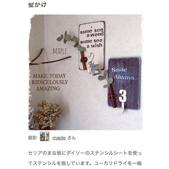 mapleさんの実例写真