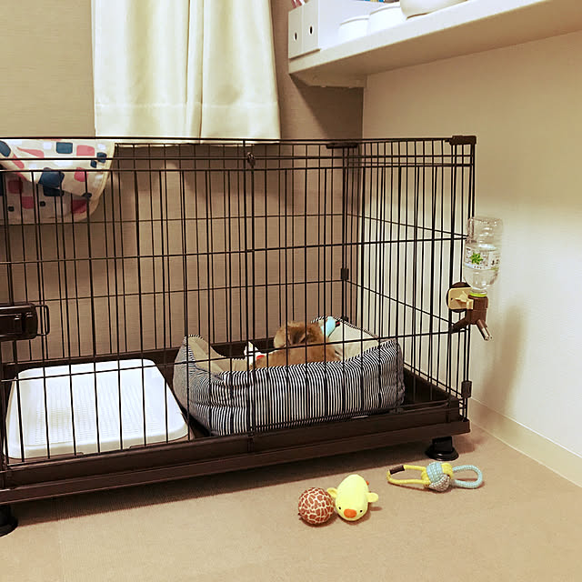 ameonnaのアイリスオーヤマ-犬 ケージ サークル ペットサークル 犬用 ペットケージ 猫 連結可能 ゲージ コンビネーションサークル 基本セット アイリスオーヤマ P-CS-930Vの家具・インテリア写真