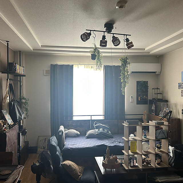 部屋全体/ナチュラル/雑貨/一人暮らし/ダイソー...などのインテリア実例 - 2024-08-07 18:00:56